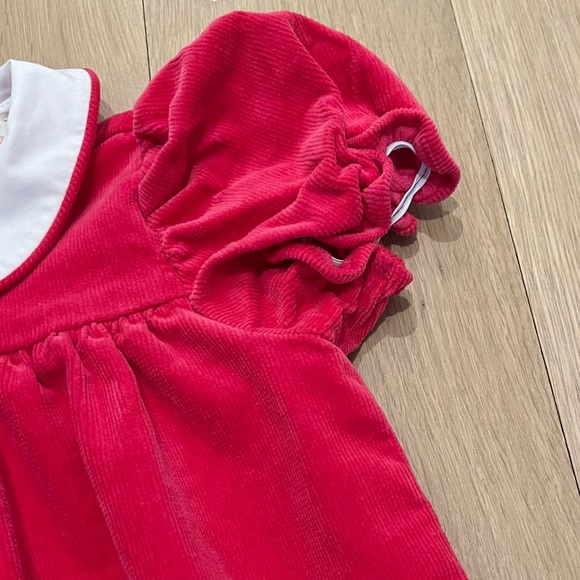 The Beaufort Bonnet Company TBBC Corduroy Short Sleeve Holly Day Dress 2T Pink - Picture 9 of 16